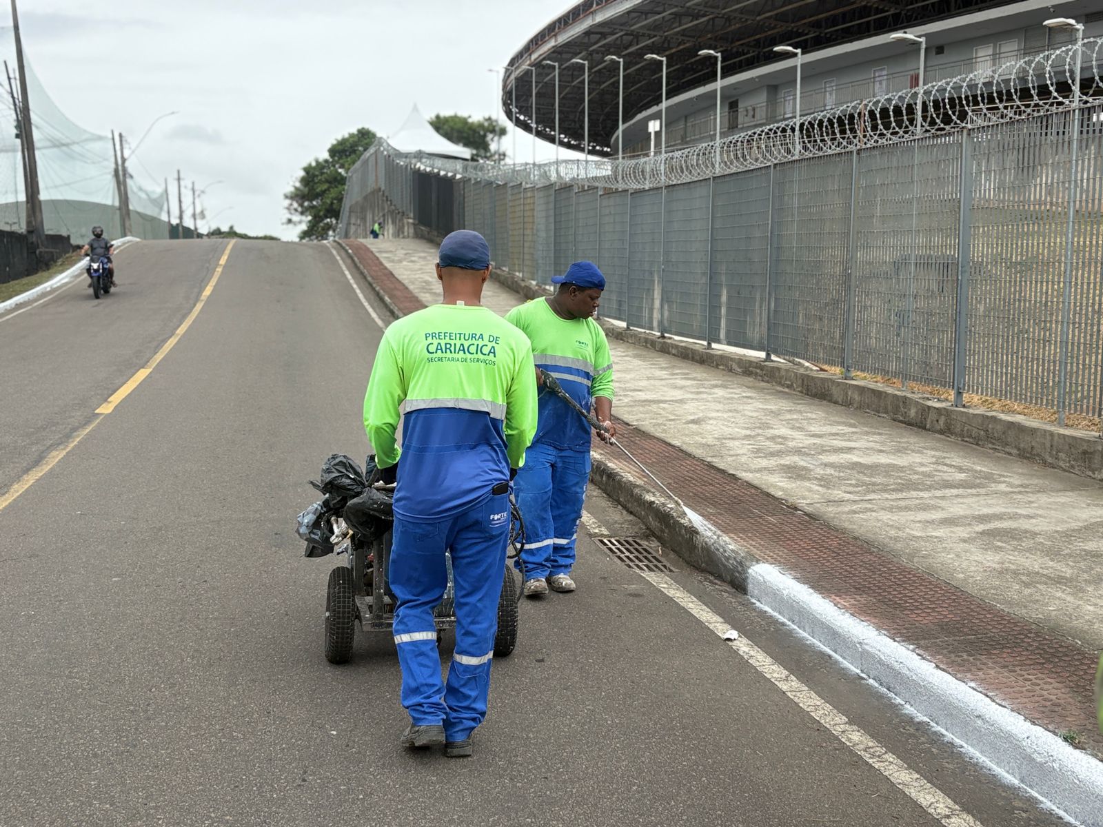Caixas coletoras e Eco Vidros reforçam limpeza e organização para show no Kleber Andrade