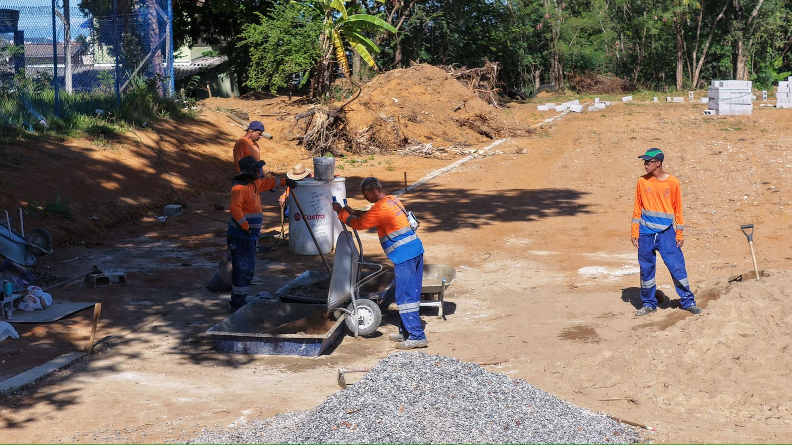 Campo em Graúna já recebe obras de revitalização