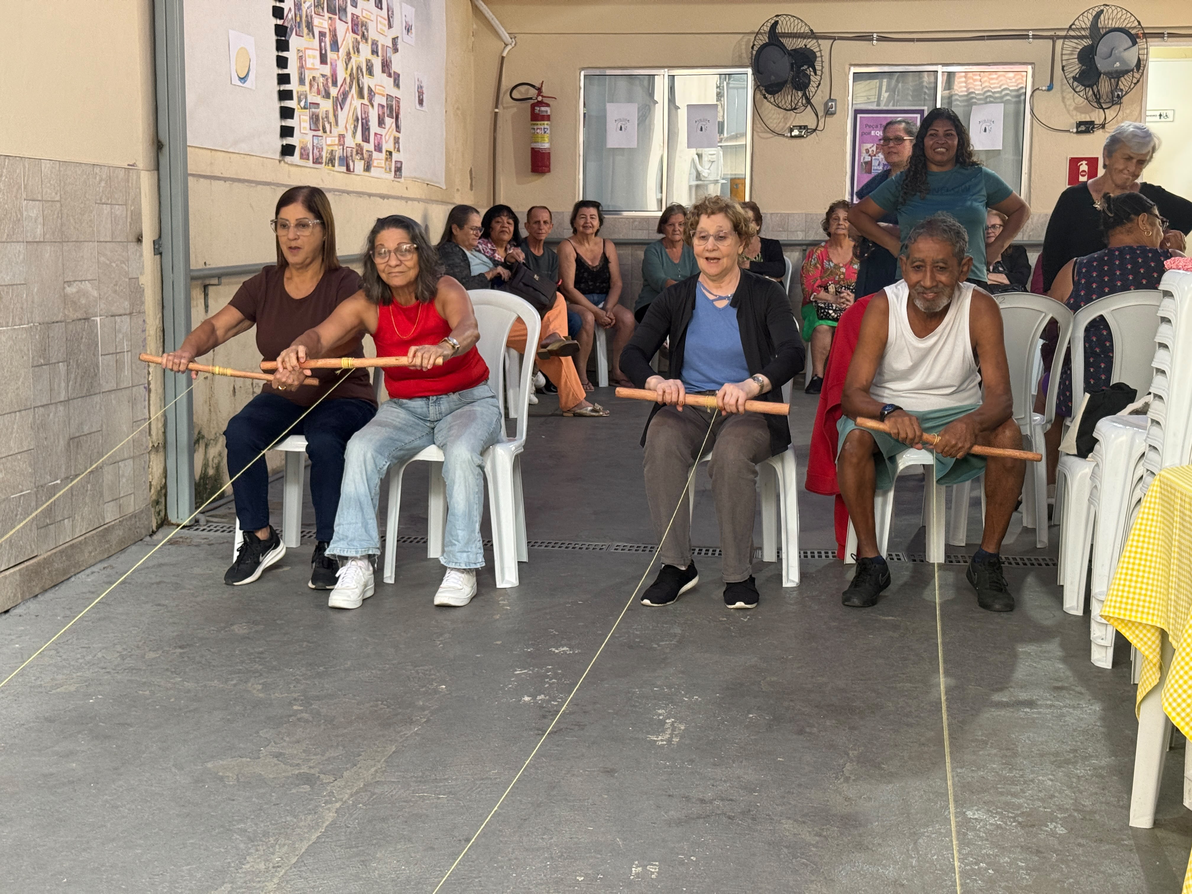 Colônia de férias leva diversão e bem-estar a pessoas idosas nos CCPIs de Cariacica