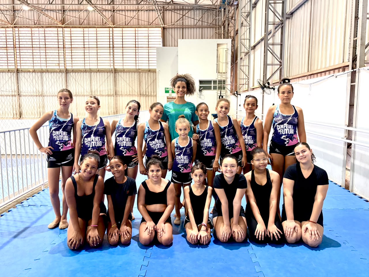 Cariacica Saudável: alunas da ginástica rítmica treinam para apresentações de fim de ano