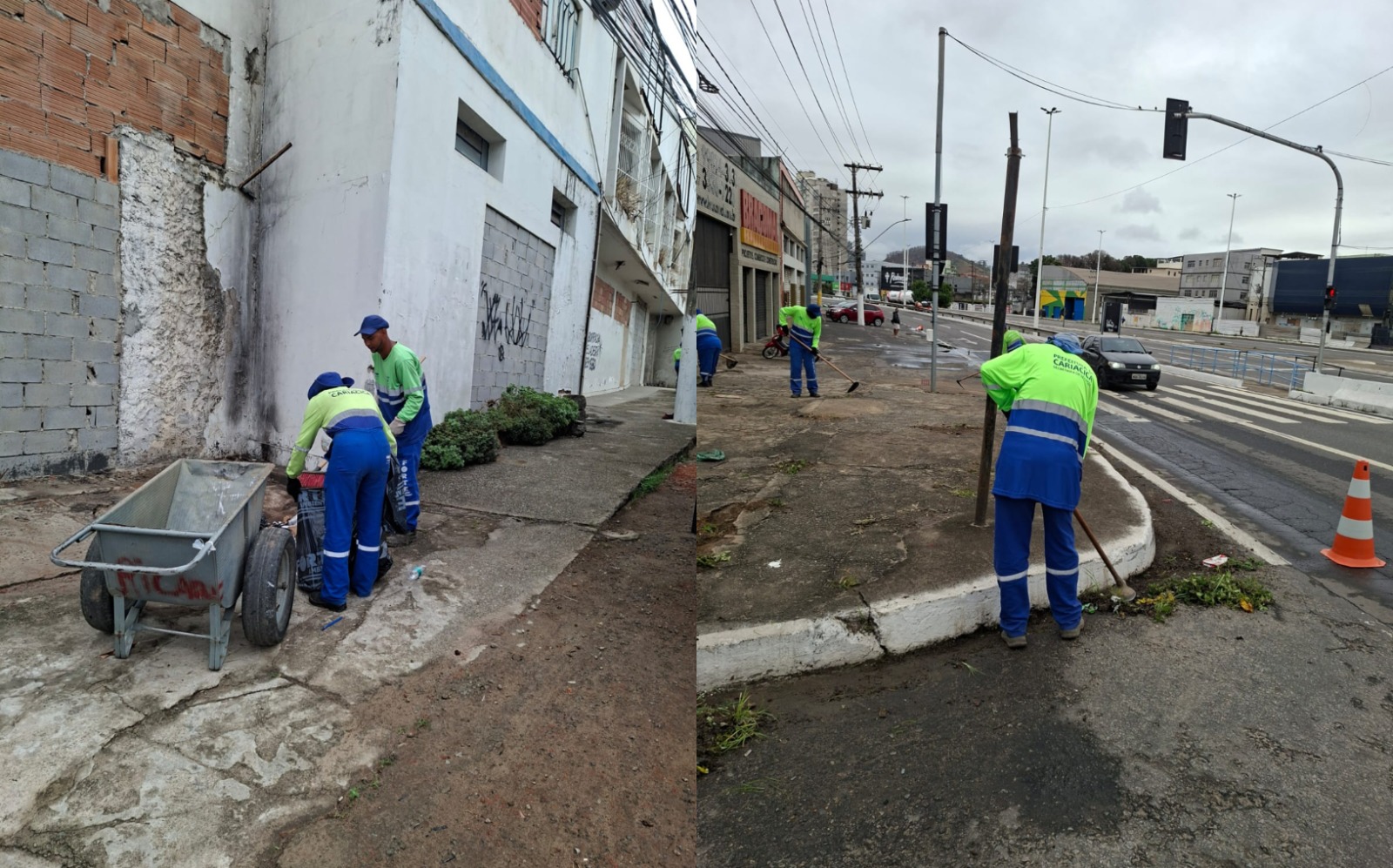 Sábado (15) é marcado por mutirão de limpeza e manutenção em diferentes regiões de Cariacica