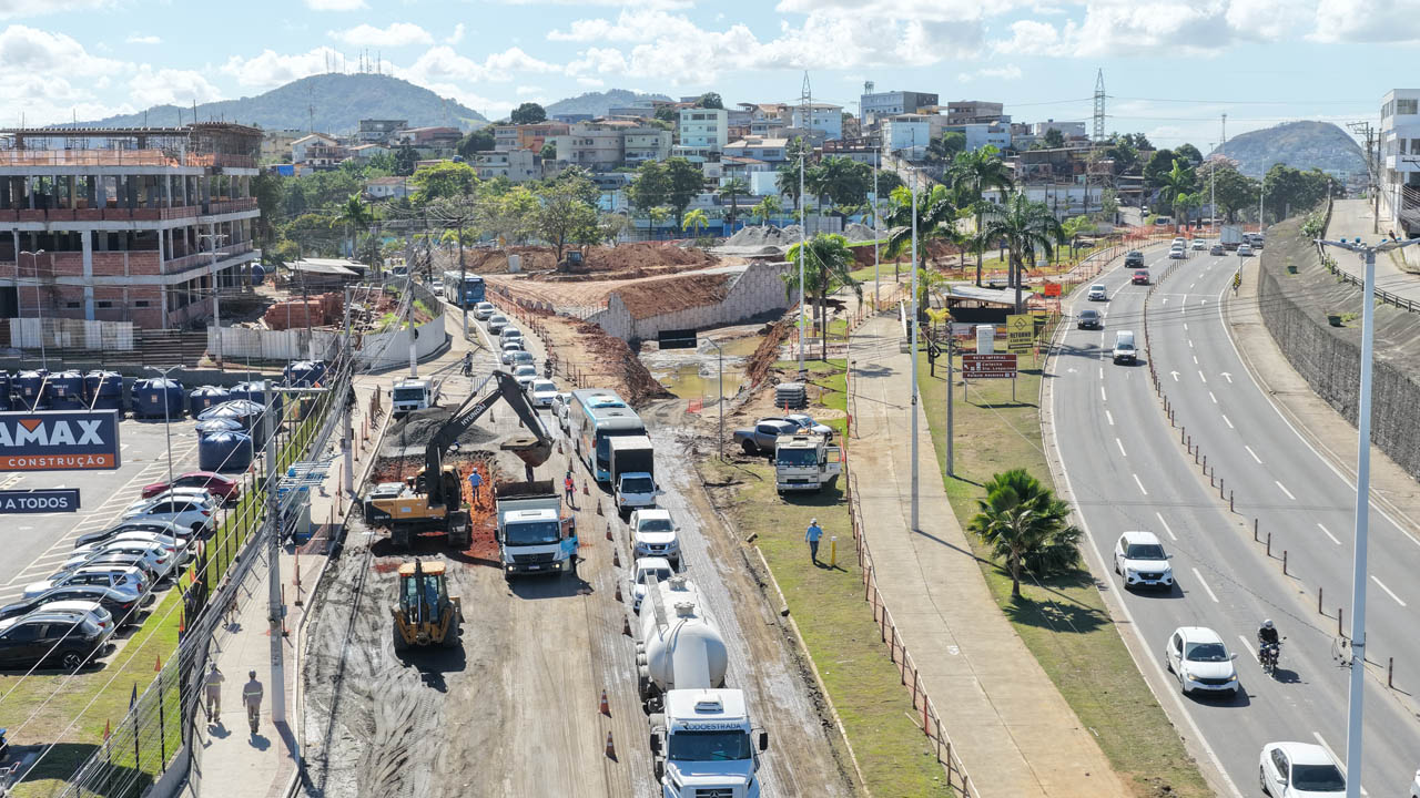 Mais fluidez no trânsito: obras do viaduto e mergulhão de Alto Lage avançam