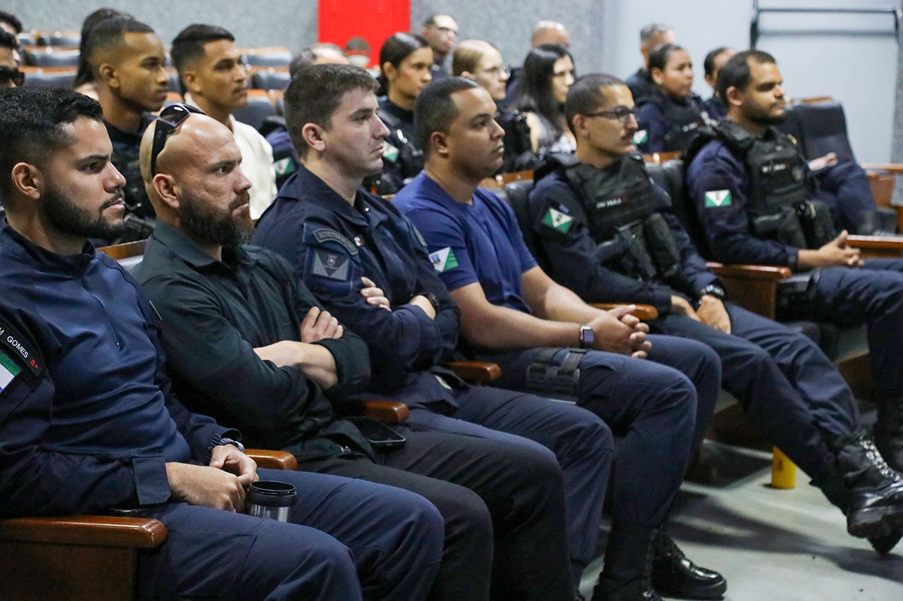 Guardas municipais participam de palestra sobre organizações criminosas