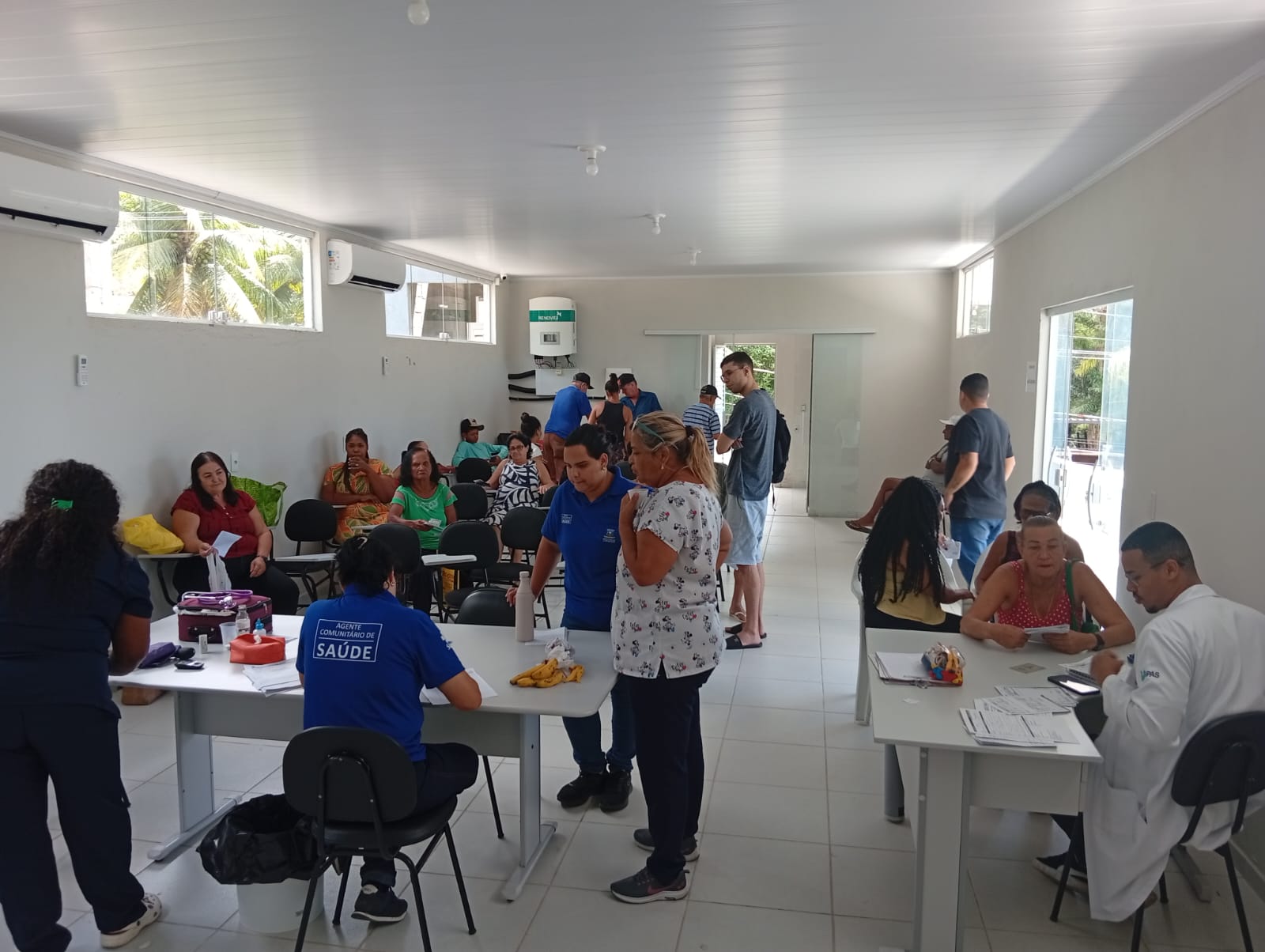 Diversos atendimentos de saúde são levados à região de Roda D'Água