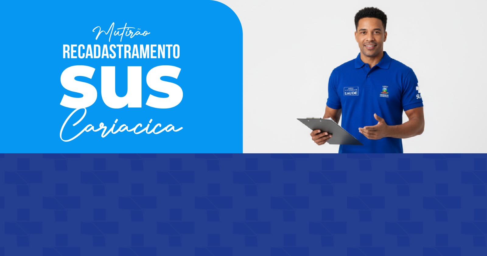 Saúde realiza mutirões de cadastro do SUS em condomínios a partir de quarta-feira (26)
