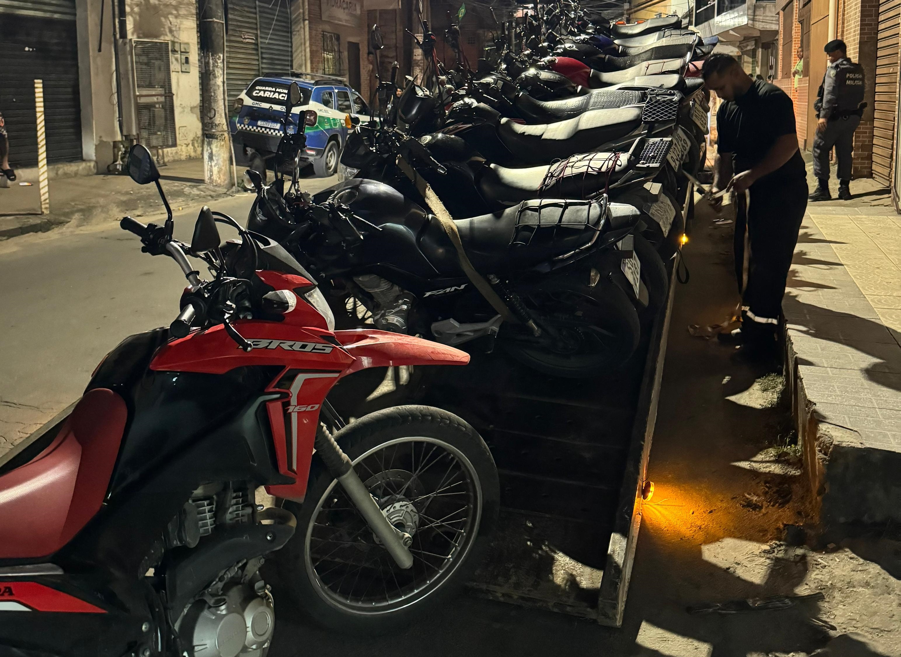 Operação Sossego da Guarda Municipal apreende 12 motos com irregularidades em Cariacica