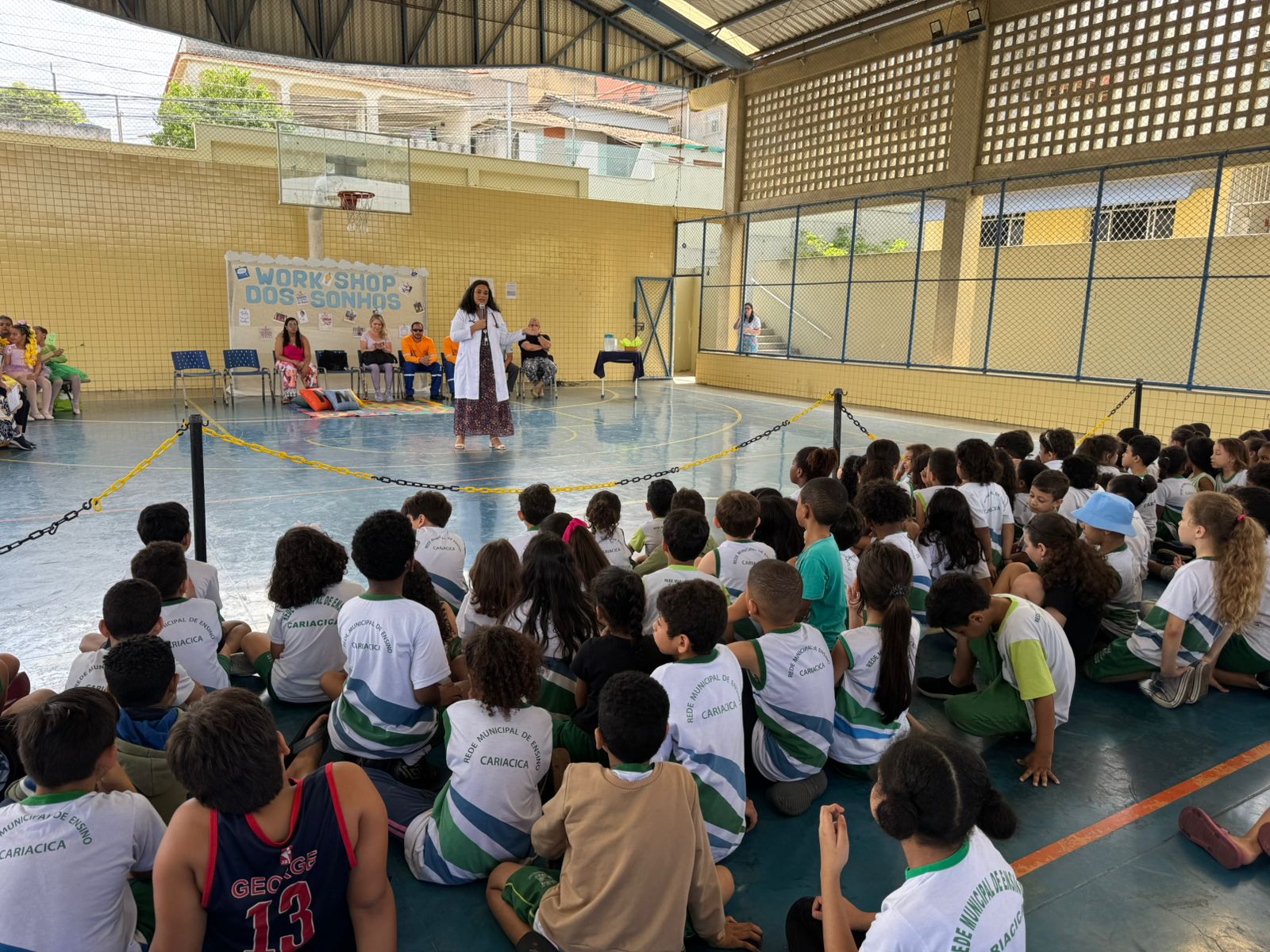 Workshop dos Sonhos: profissionais de diferentes áreas visitam escola e inspiram alunos para o mercado de trabalho