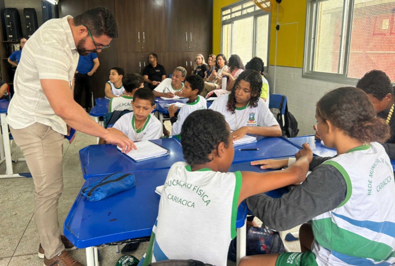 Projeto Moxuara: indianos acompanham resultados de metodologia internacional aplicada em escolas municipais