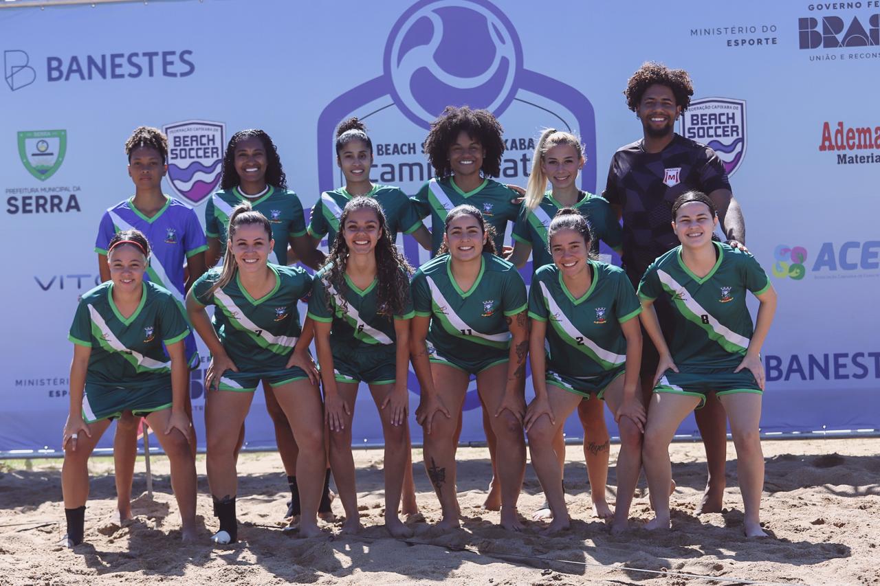 Cariacica estreia no Campeonato Estadual de Beach Soccer com vitória da equipe feminina