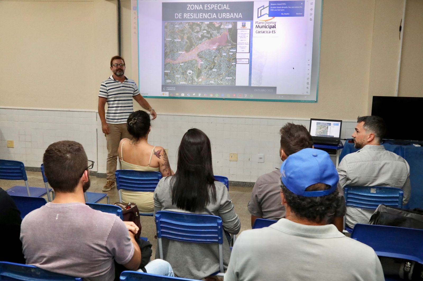 Realizada audiência pública para revisão do Plano Diretor Municipal em Itacibá