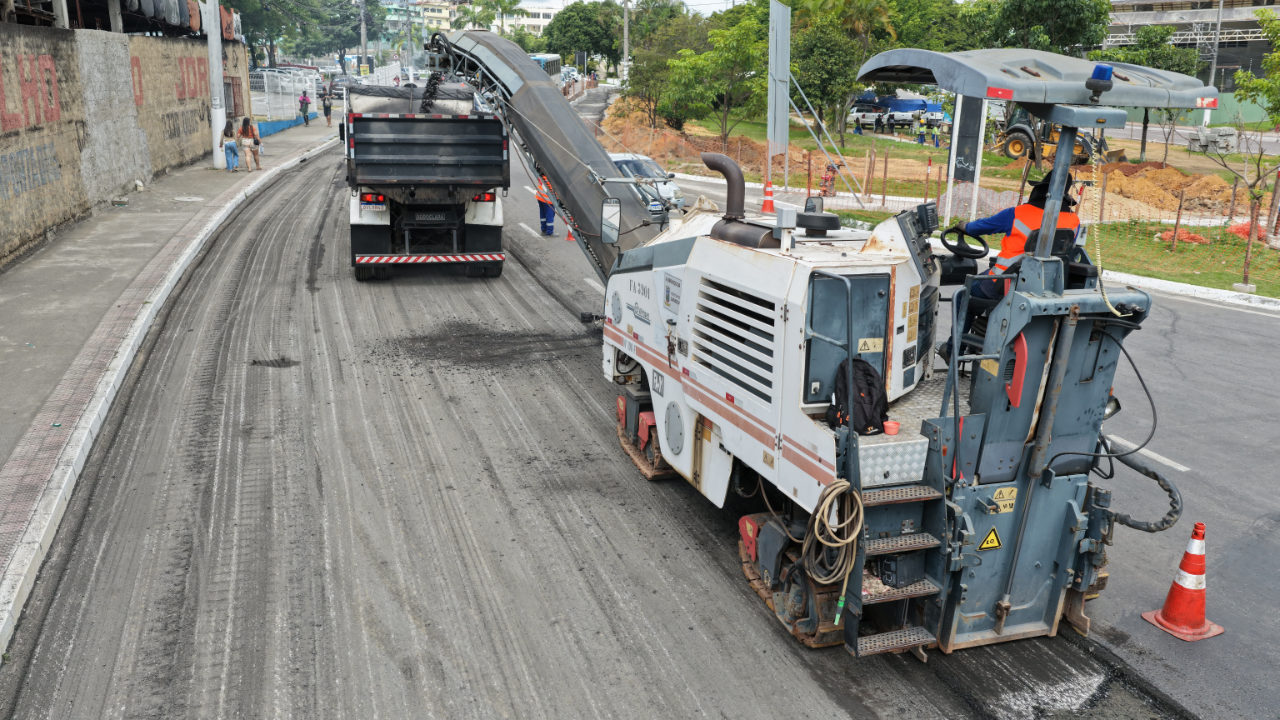 Obras no Viaduto de Alto Lage chega a nova etapa com início da fresagem