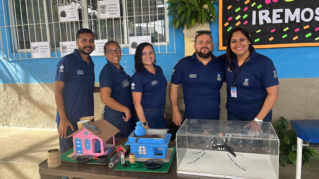 Aprendizado e conscientização: alunos da rede participam de ação ao combate à dengue