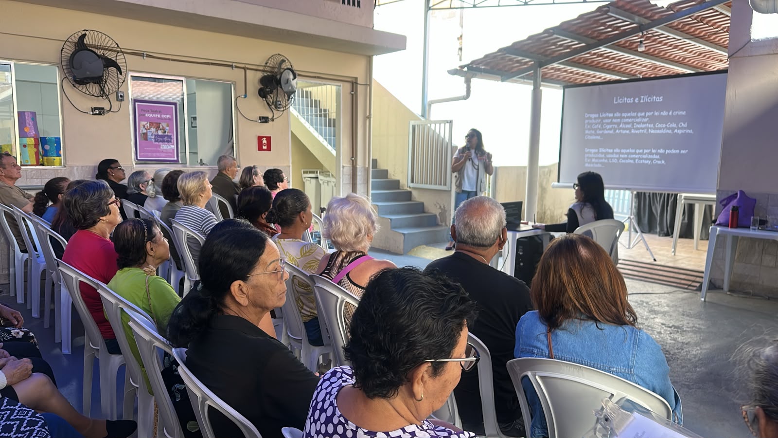 Idosos do CCPI de Campo Grande participam de palestra sobre prevenção às drogas