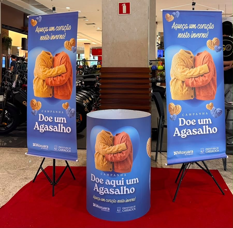Campanha do Agasalho 2026: doações já podem ser feitas no Shopping Moxuara