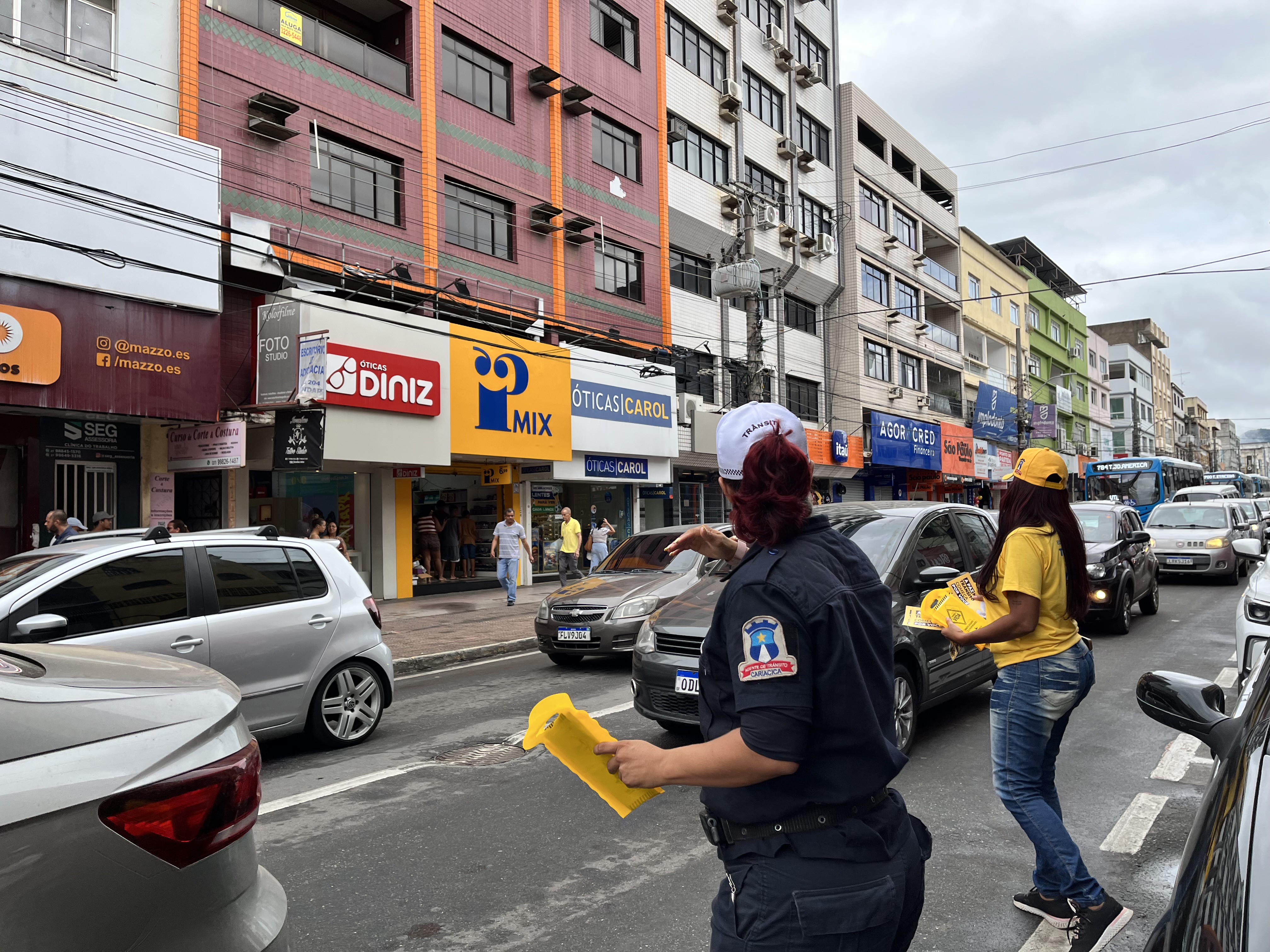 Maio Amarelo: ação na Avenida Expedito Garcia reforça conscientização no trânsito 