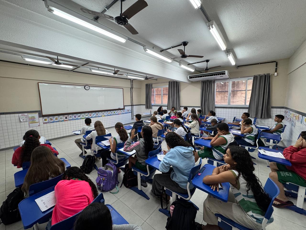 Com salas climatizadas, reforma da EMEF Nossa Senhora Aparecida garante mais conforto aos alunos