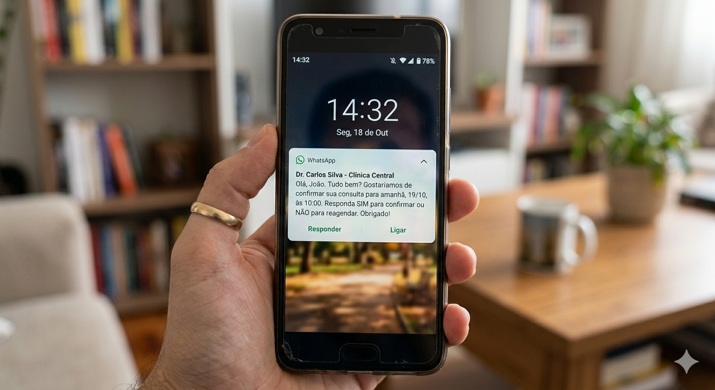 Saúde alerta pacientes sobre confirmação obrigatória de consultas pelo WhatsApp