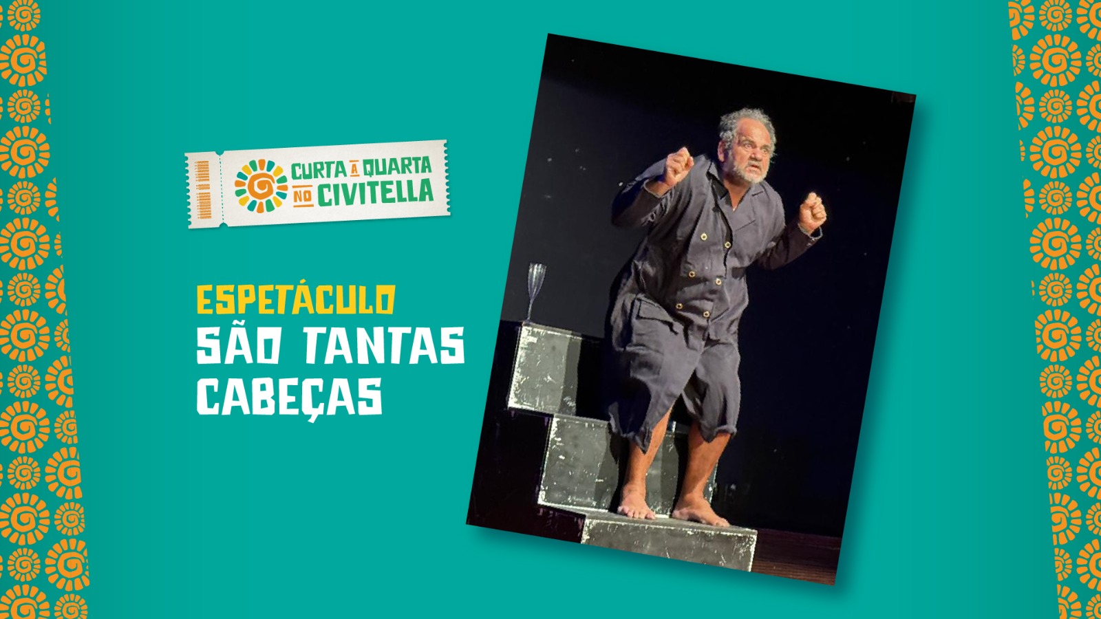 Curta a Quarta abre II Mostra HB de Teatro no Centro Cultural Frei Civitella