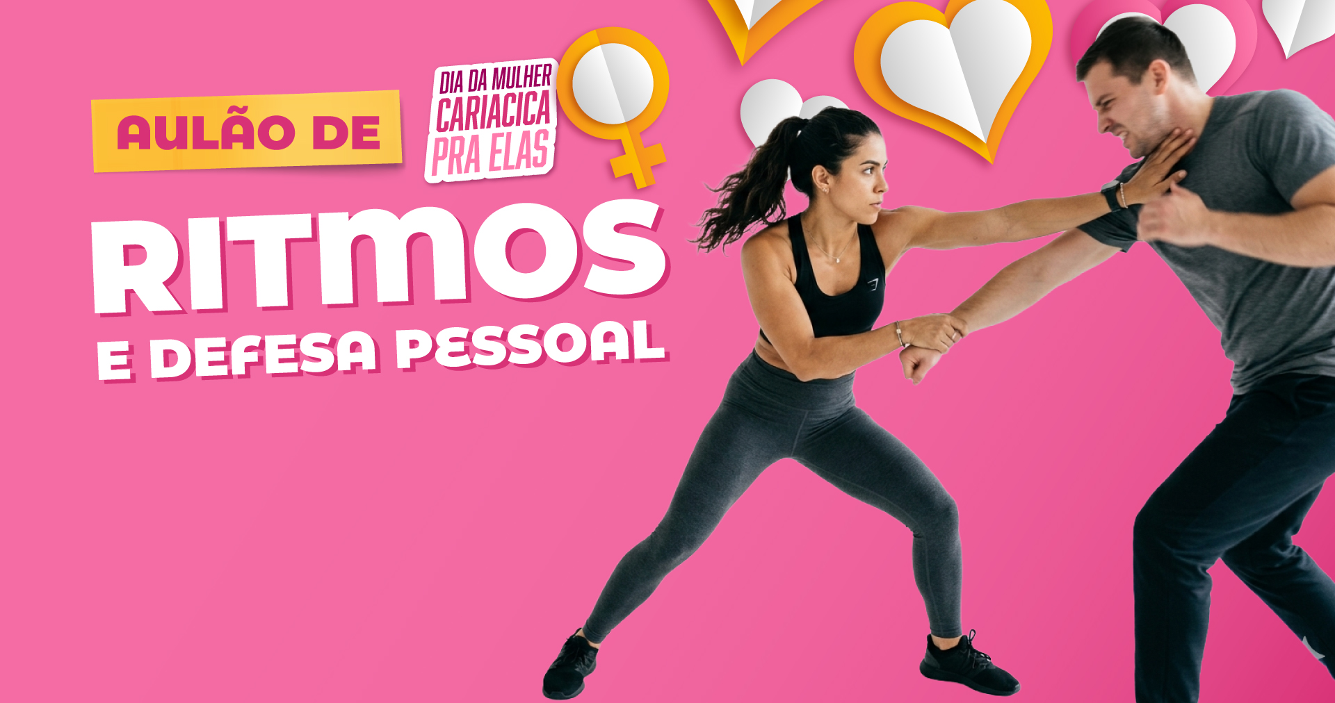 Cariacica Pra Elas: domingo (22) tem Aulão de Ritmos e Defesa Pessoal na Orla de Cariacica