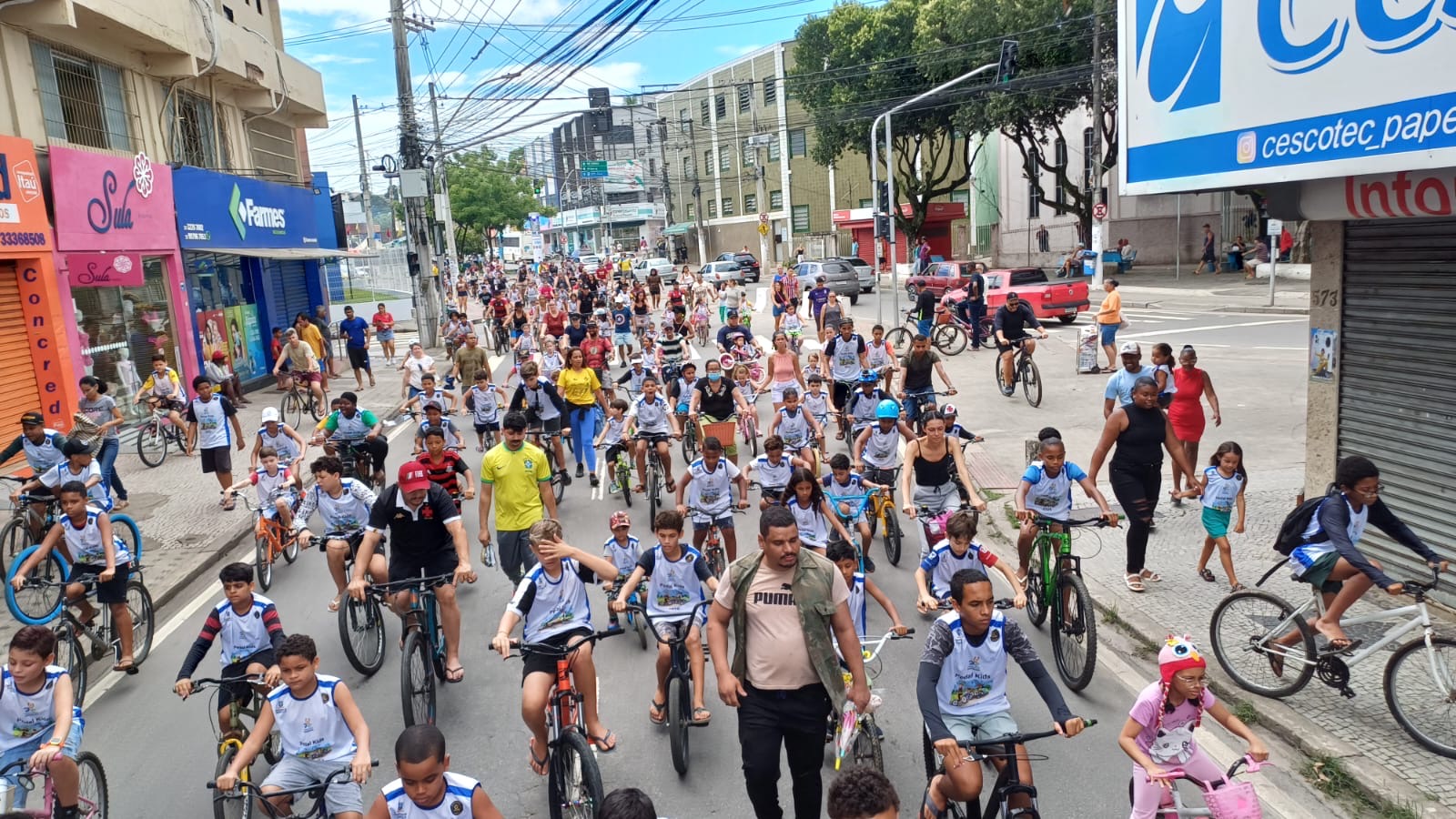 Pedal Kids reúne mais de 200 crianças em manhã de diversão e lazer em Cariacica