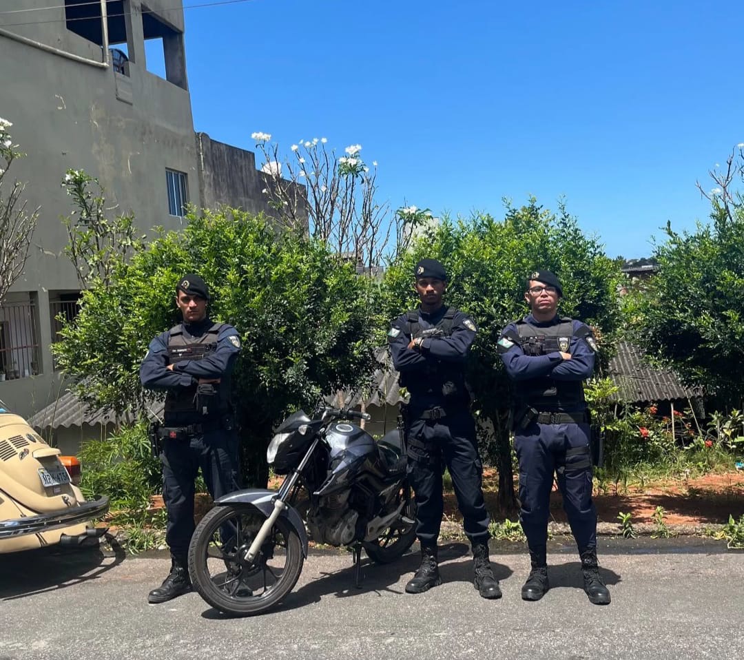 Guarda Municipal apreende motocicleta adulterada em Jerusalém