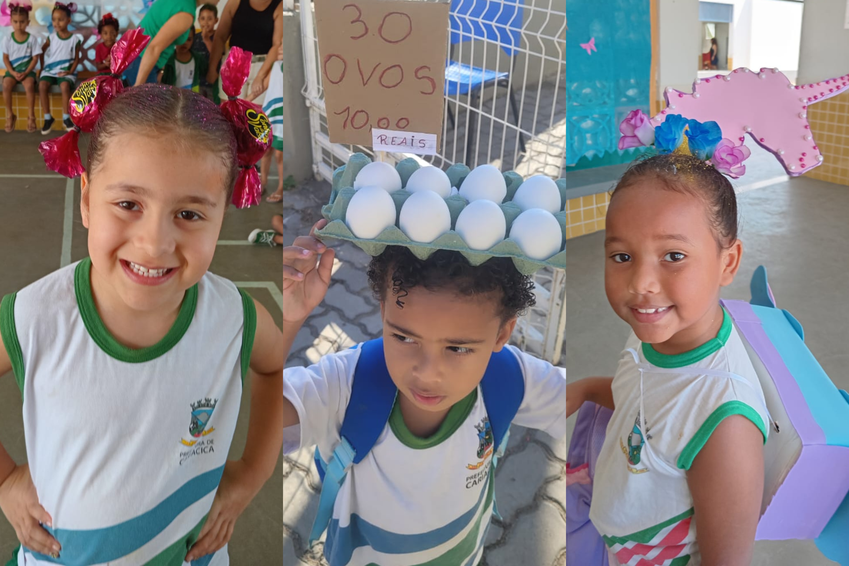Dia da Mochila e do Cabelo Malucos comemoram Semana da Criança em escolas do município
