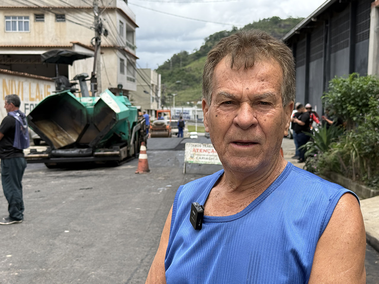 Ruas de Vila Capixaba recebem pavimentação asfáltica e moradores celebram