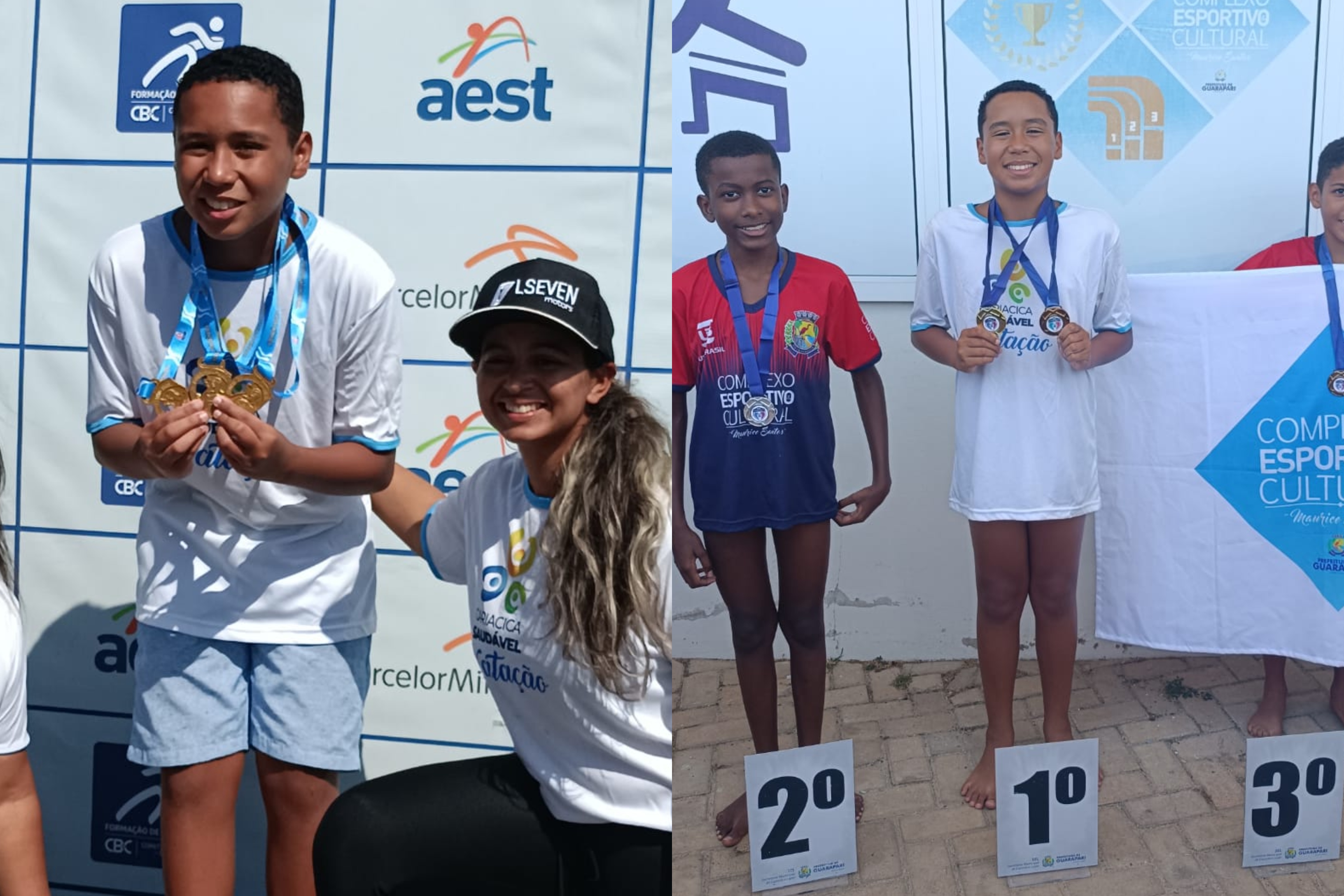 Projeto Cariacica Saudável transforma vidas e revela talentos na natação