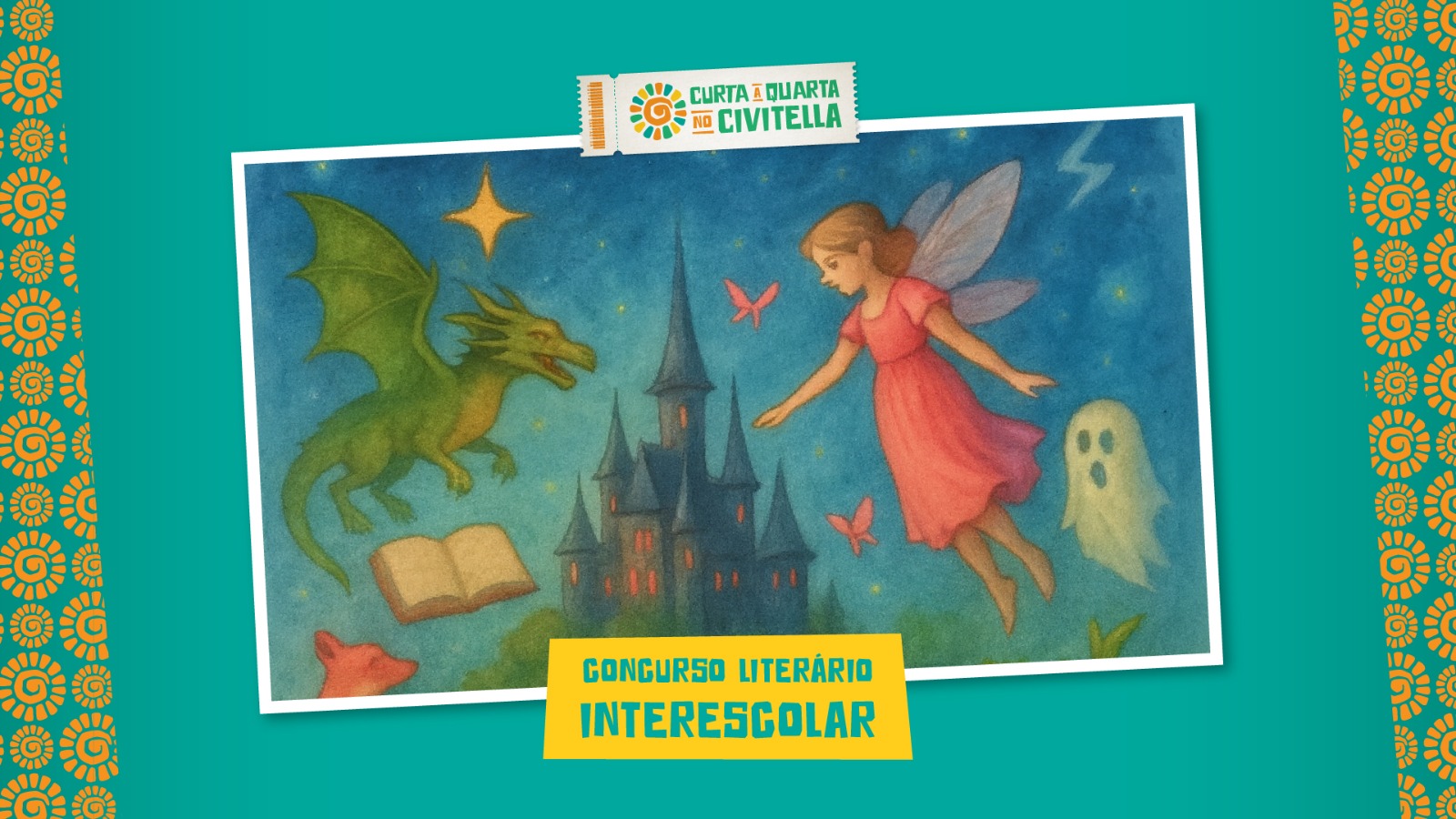 Centro Cultural Frei Civitella recebe Curta a Quarta com Concurso Literário Interescolar