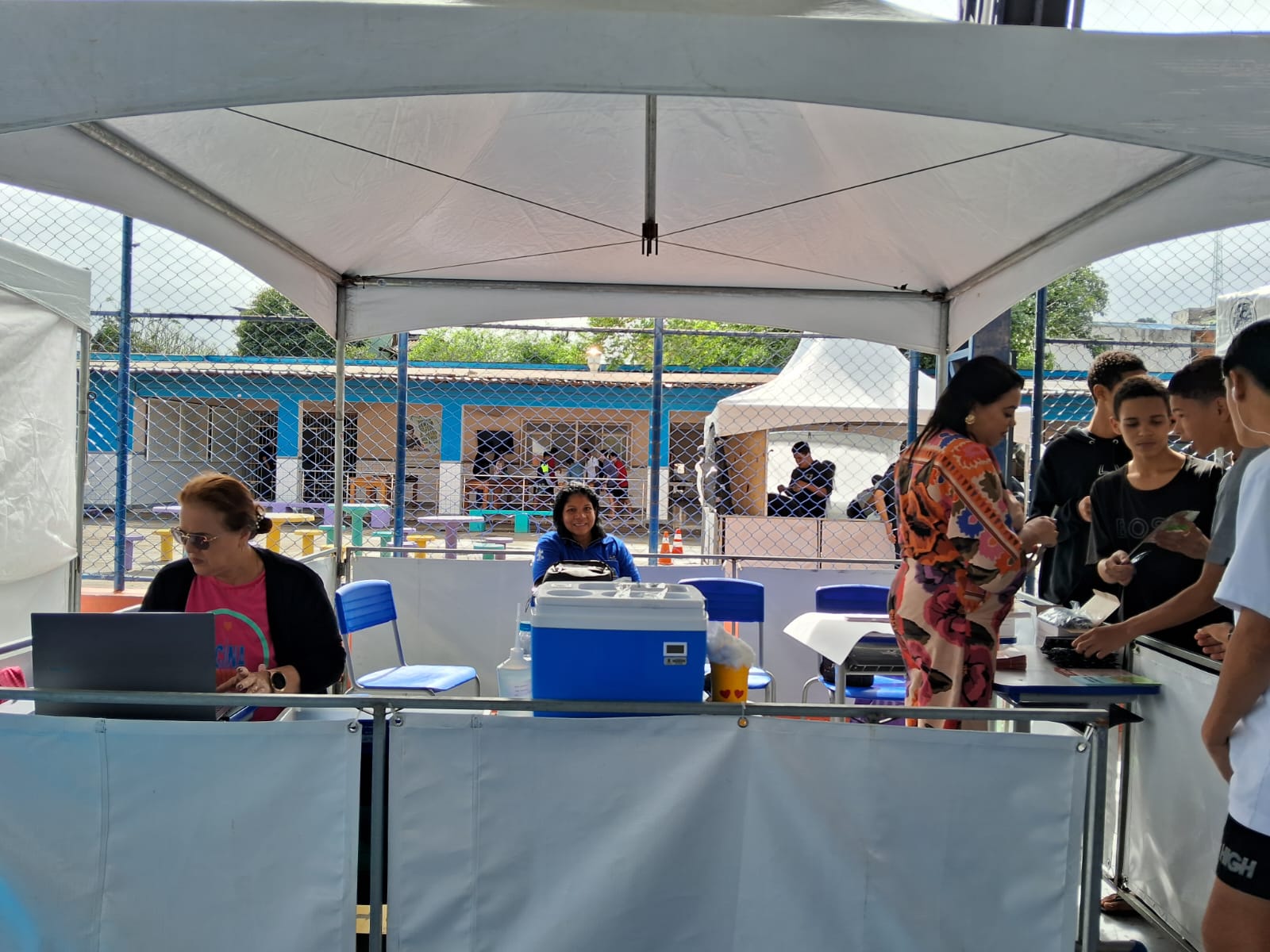 Saúde leva prevenção e cuidados à feira de ciências em escola de Nova Brasília