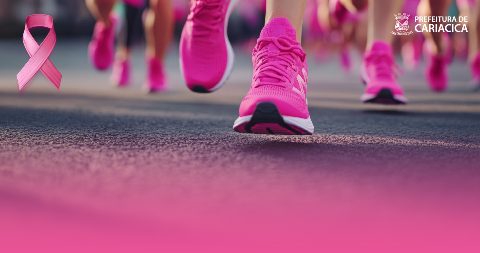 Caminhada de conscientização e prevenção ao câncer marca campanha do Outubro Rosa