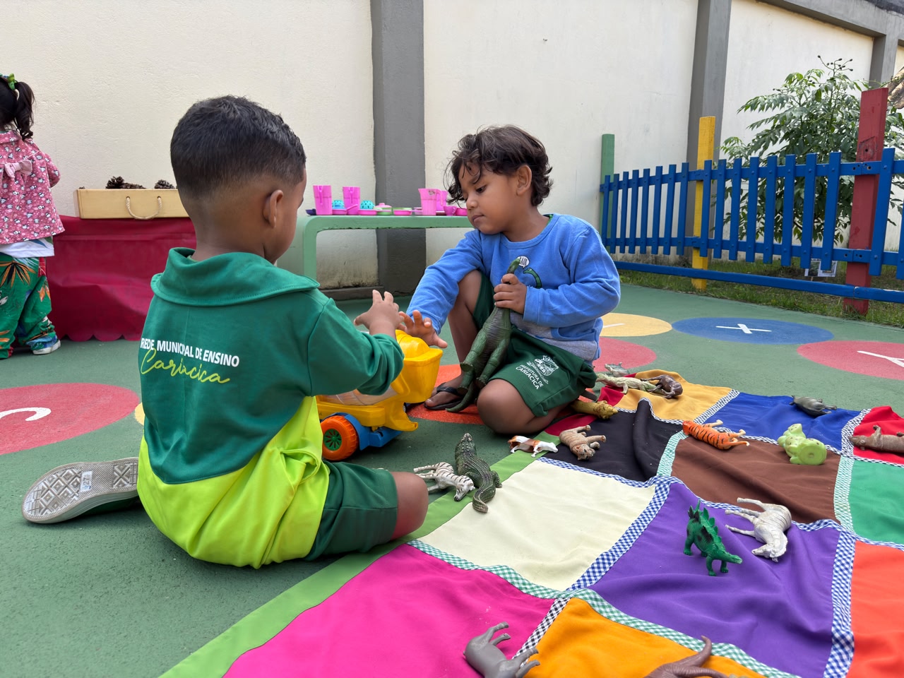 Quintal Brincante transforma aprendizado em diversão e criatividade no Cmei Alzira Maria de Jesus