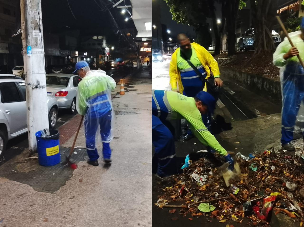 Limpeza preventiva garante escoamento rápido da água mesmo após forte chuva; população precisa colaborar