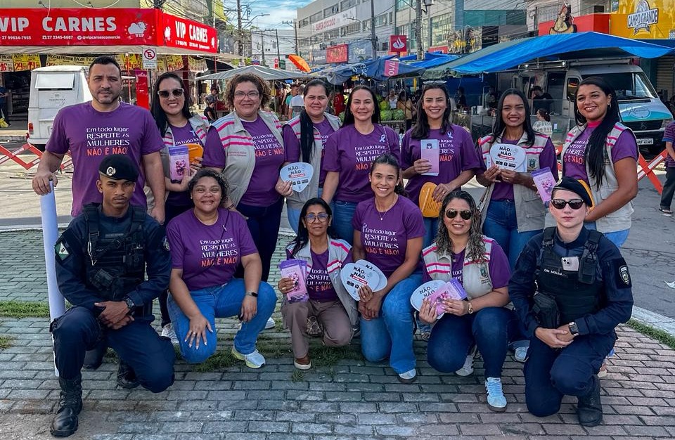 "Não é Não": Secretaria da Mulher faz ação de conscientização na feira de Campo Grande