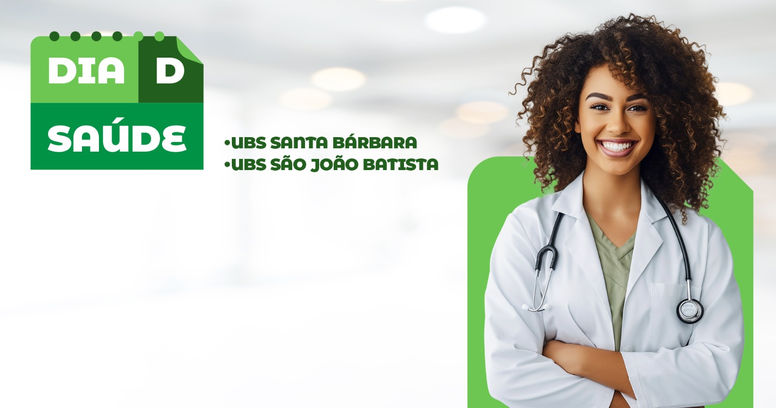 Sábado (31) tem Dia D da Saúde nas unidades de Santa Bárbara e São João Batista 