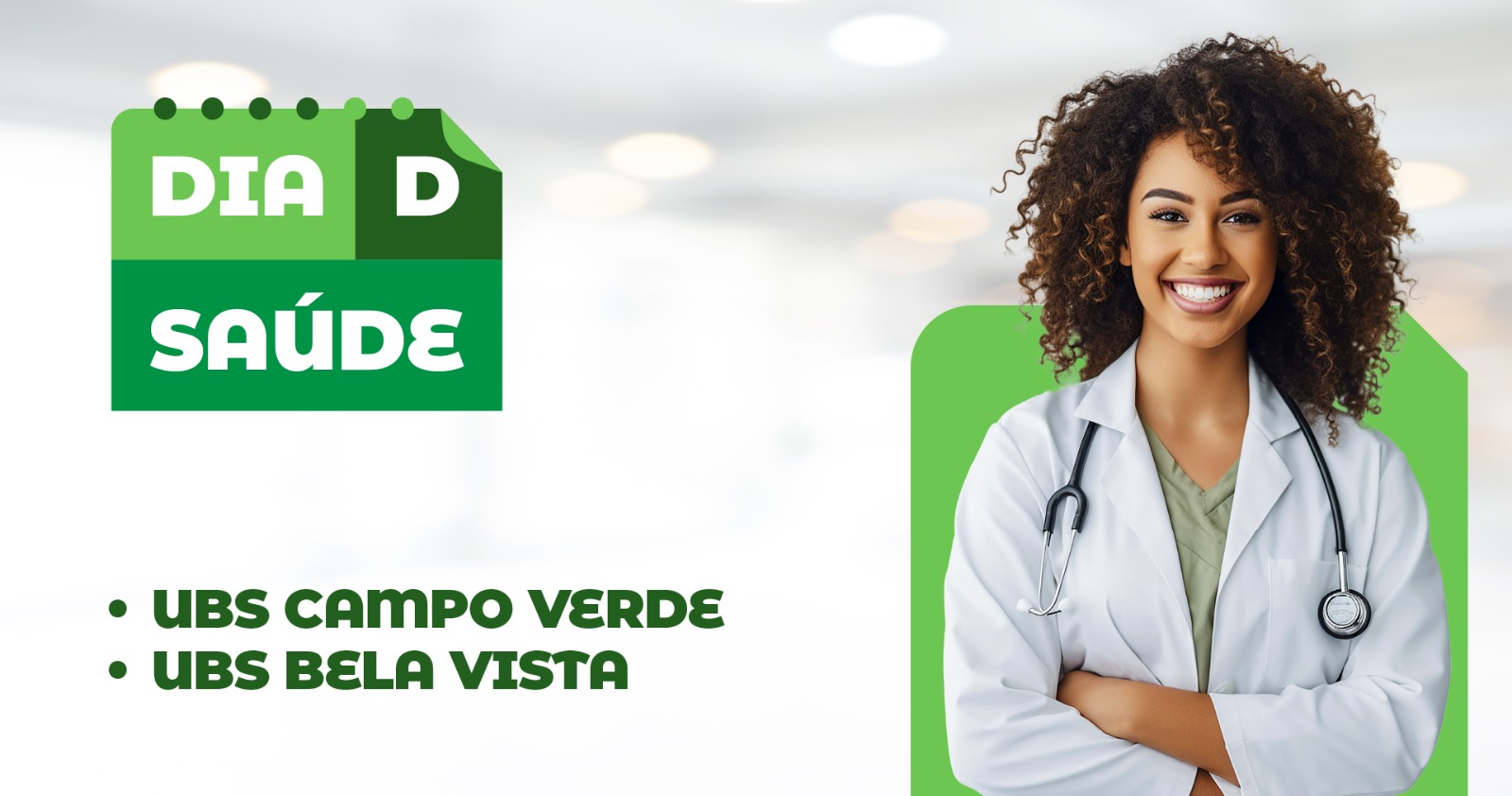 Sábado (21) tem Dia D da Saúde nas Unidades de Campo Verde e Bela Vista